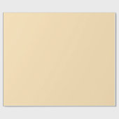 Peach Solid Color Cadeaupapier (Vlak)