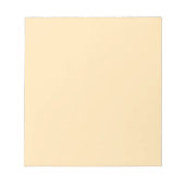 Peach Solid Color Notitieblok (Voorkant)