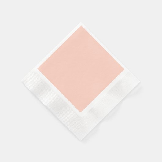 Peach Solid Color Servetten (Hoek)