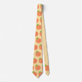 Peach Southern Peaches Emoji Stropdas (Voorkant)