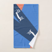 Peach Southwestern Kokopelli Bath Towel Set Bad Handdoek (Handdoek)