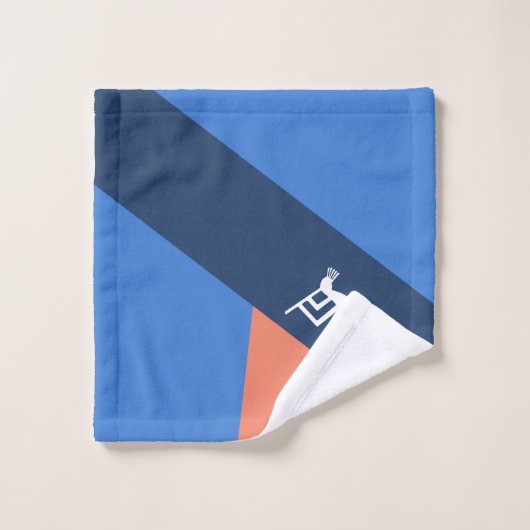 Peach Southwestern Kokopelli Bath Towel Set Bad Handdoek (Wasdoekje)