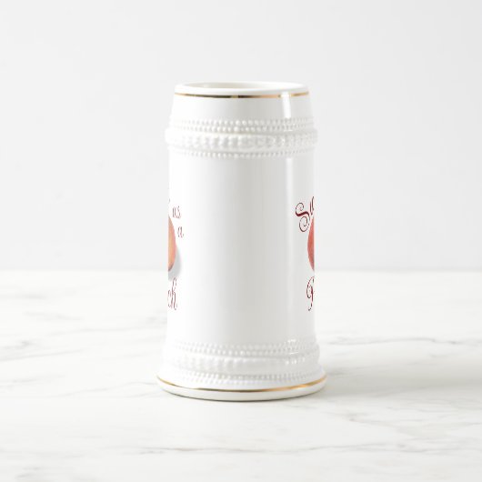 Peach Stein Mug (Centre)