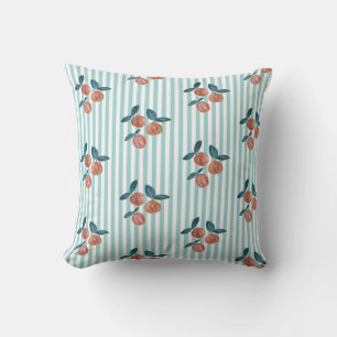 Peach Stripe Farmhouse Sierkussen