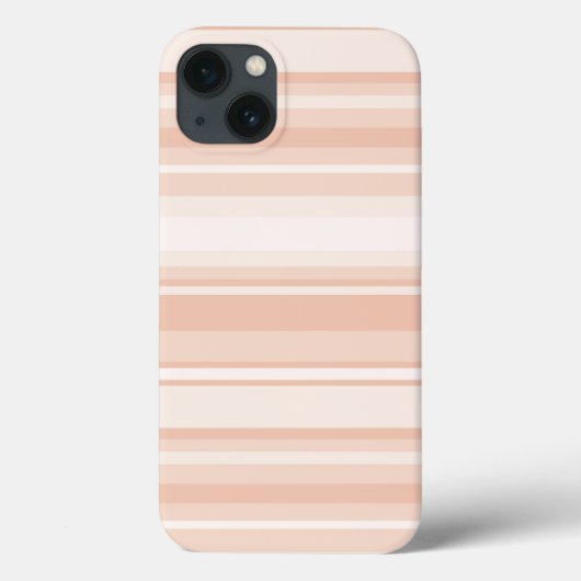 Peach stripes Case-Mate iPhone hoesje (Achterkant)