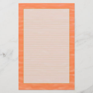 "Peach Sunset Water" fijn gebrand banketbakkerswer Briefpapier