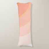 Peach Swirls Body coussin (Devant (Vertical))