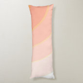 Peach Swirls Body coussin (Dos (Vertical))