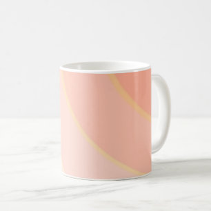 Peach Swirls Koffiemok