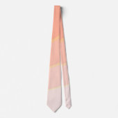 Peach Swirls Stropdas (Voorkant)