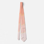 Peach Swirls Stropdas (Achterkant)