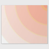 Peach Swirls Wrapping Paper Cadeaupapier (Vlak)