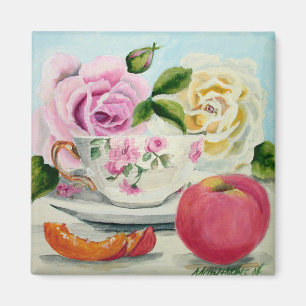 Peach & Tea Magnet Magneet