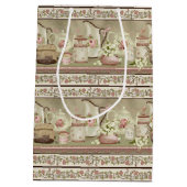  peach thea & Rozen Gift Bag Medium Cadeauzakje (Achterkant)