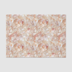 Peach-Toned Moeder van Pearl Mosaic Tissuepapier
