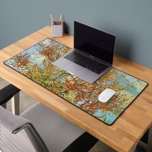 Peach Tree rose en fleurs par Vincent van Gogh (Bureau 2)