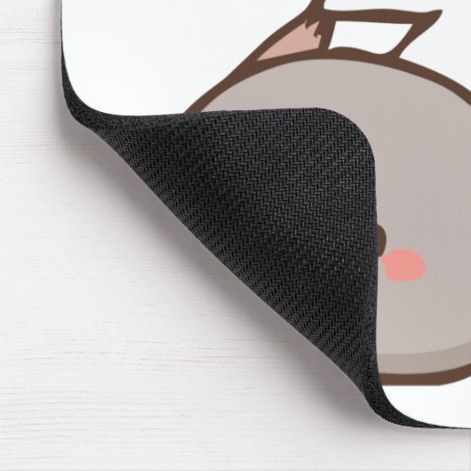 Peach Trolling Goma Mouse Pads Muismat (Hoek)