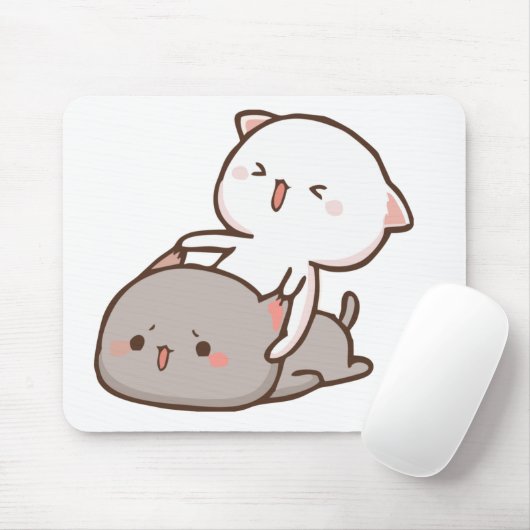 Peach Trolling Goma Mouse Pads Muismat (Met muis)