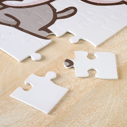 Peach Trolling Goma Puzzle (Côté)