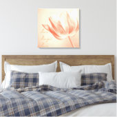 Peach Tulip Live, Laugh, Love Canvas Afdruk (Insitu (Slaapkamer))