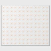 Peach Unicorn Bust Cadeaupapier (Vlak)