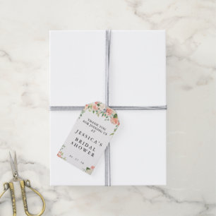  Peach Vrijgezellenfeest Favor Tags Cadeaulabel
