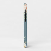 Peach waterverf floral Mrs bruiloft gift Case-Mate iPhone Case (Achterkant/links)