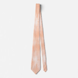 Peach Waterverf Stropdas