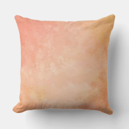 Peach Waterverf werpen kussen