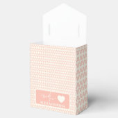 Peach Wave Pattern-Twinkle, Twinkle Little Twins F Bedankdoosjes (Geopend)