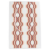 Peach Wave Symmetry Medium Cadeauzakje (Voorkant)