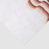 Peach Wave Symmetry Tissuepapier (Detail)