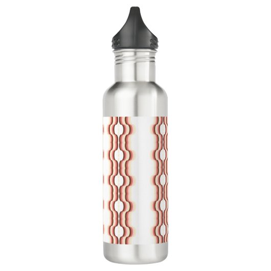 Peach Wave Symmetry Waterfles (Links)