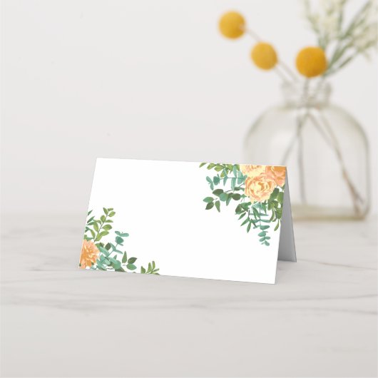 Peach Wedding Classic Floral Rozen (Voorkant)