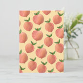 Peaches Bedankkaart (Staand voorkant)