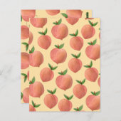 Peaches Briefkaart (Voorkant / Achterkant)
