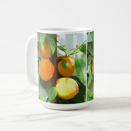 PEACHES CAFÉ MUG (Devant gauche)