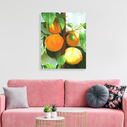 PEACHES CANVAS AFDRUK (Insitu (Woonkamer))