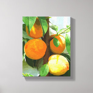 PEACHES CANVAS AFDRUK
