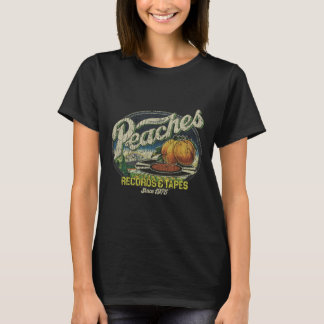 Peaches Enregistrements &amp ; bandes 1975 T-shirt