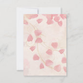 Peaches et mariage de crème RSVP Invitation (Dos)