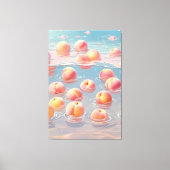 Peaches Étendu Canevas Impression (Recto)