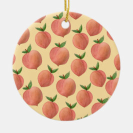Peaches Keramisch Ornament