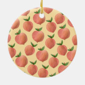 Peaches Keramisch Ornament (Achterkant)