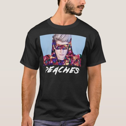 Peaches Music Singer T-shirt (Voorkant)