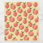 Peaches Wijn Etiket (Enkel label)