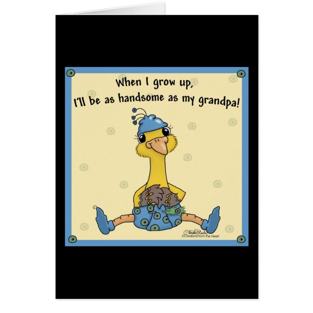 Peachick Handsome comme grand-père (Devant)