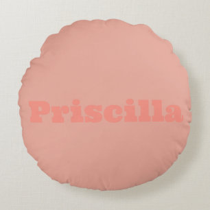 Peachy Comfort Kleur Rond Kussen