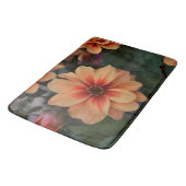 Peachy Floral Bath Mat (Gekanteld)