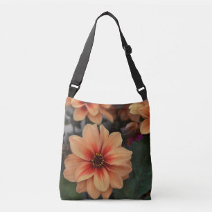 Peachy Floral Crossbody Tas